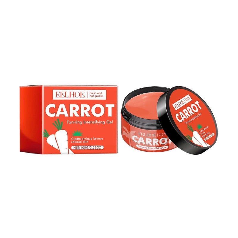 Carrot Tanning Booster Indoor And Outdoor Tanning Cream Natural Ingredients Advanced Tanning Booster 100g Soothing