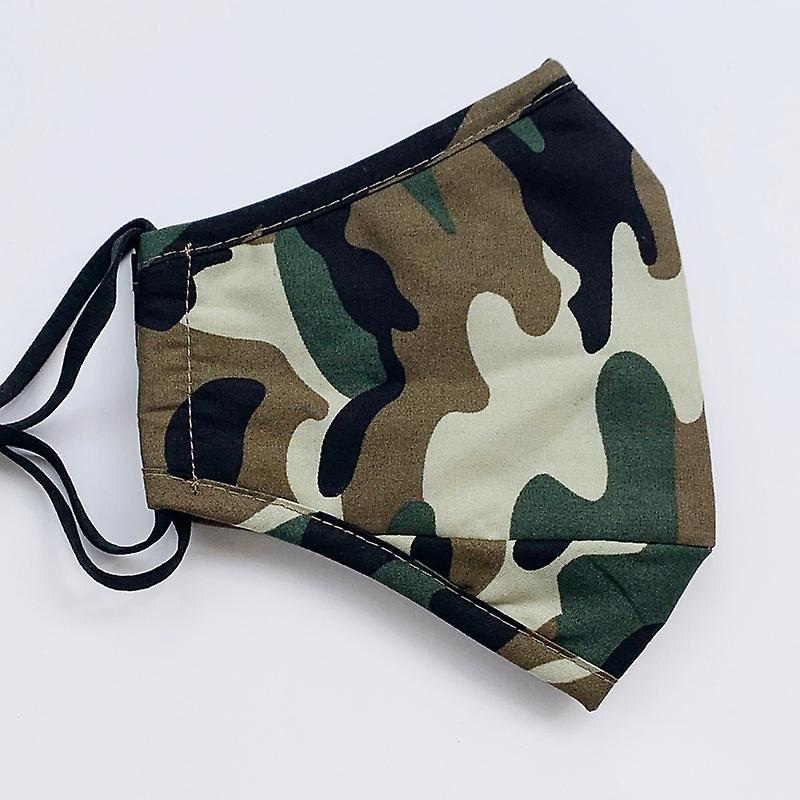 Face mask reusable washable breathable dust mouth cover camouflage