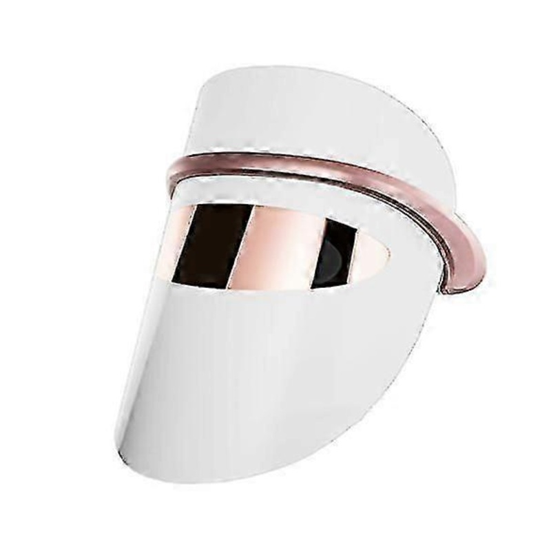 LED Light Therapy Mask, Anti-Wrinkle Firming Whitening Mask (Rose gold)