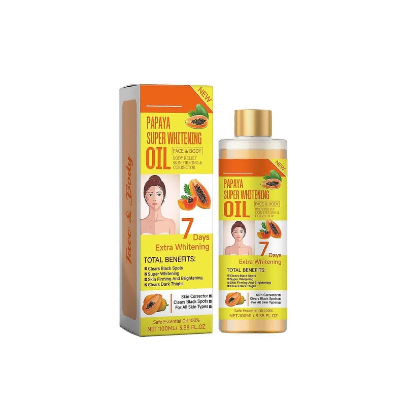 Papaya Super Oil Papaya Oil Papaya Super Oil 7 Days Papaya Oil For Lightening 100ml Toning
