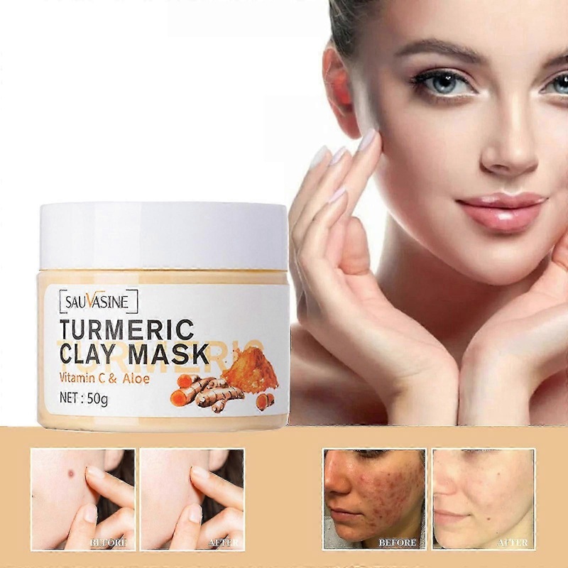 Sauvasine Turmeric Mud Mask 50g Moisturizing Moisturizing Mask TW