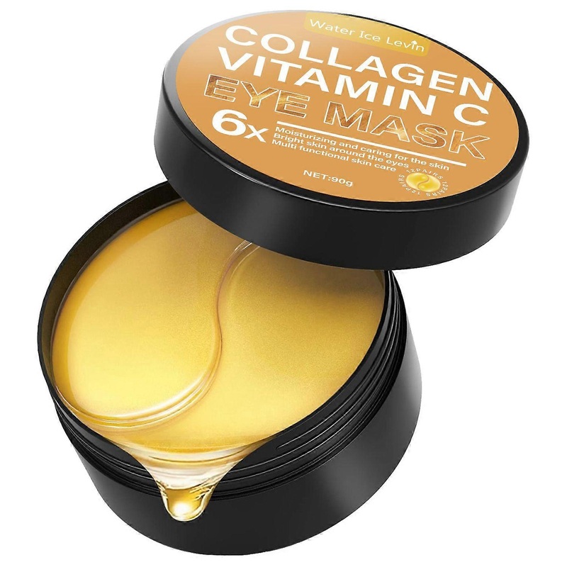Under Eye Masks,Collagen Vitamin C Under Eye Patches for Puffy Eyes,Dark Circles Bags,Gold Pads Anti-Aging Hyaluronic Acid Moisturiser for Under Eyes