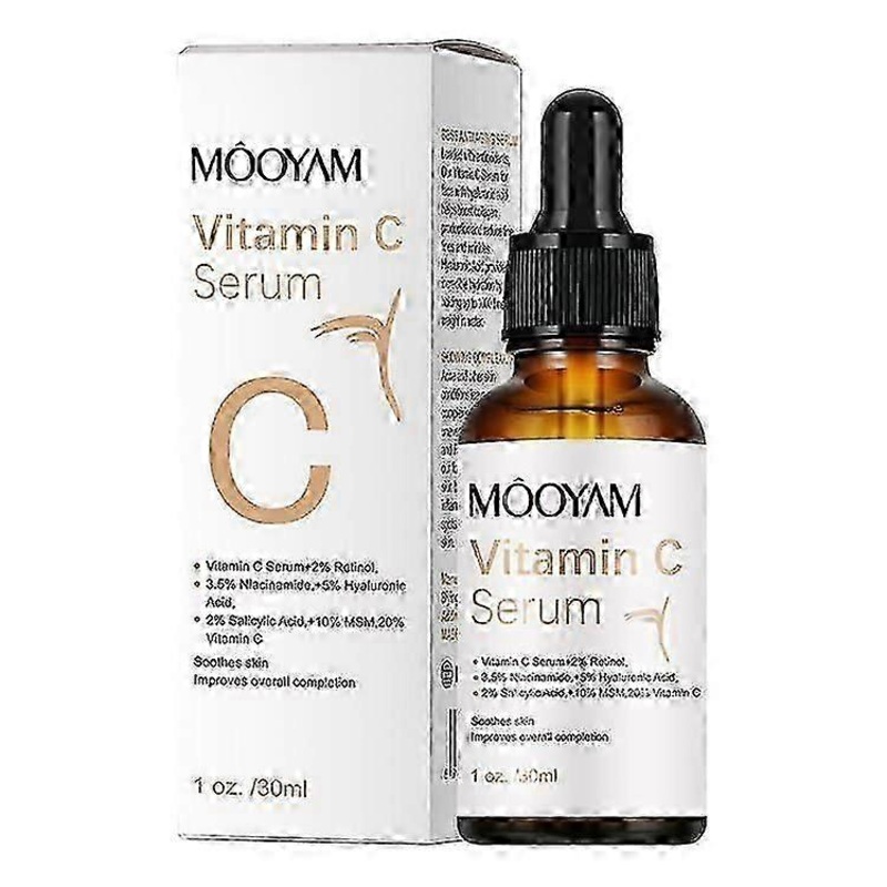 Vitamin C Serum for Face - Anti-Aging, Hydrating with Hyaluronic Acid, Retinol
