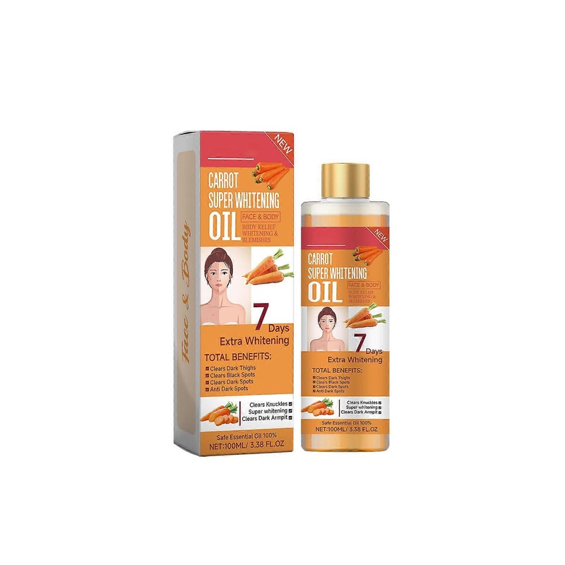 100ml Papaya Whitening Oil: nourishes and whitens, papaya essential oil.