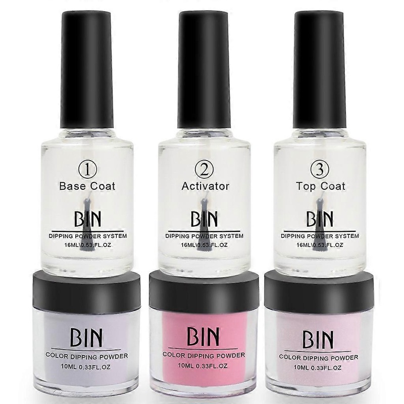 16ml Dip Powder Set Acrylic Liquid Dipping System Without Lamp Cure Natural Dry