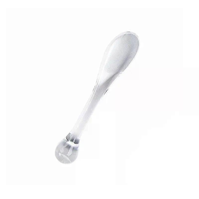 1pc Eye Cream Applicator Spoon Roller Transparent Massage Stick Cosmetic Spatulas Wrinkle Facial Mask Skin Care Plastic Spoon