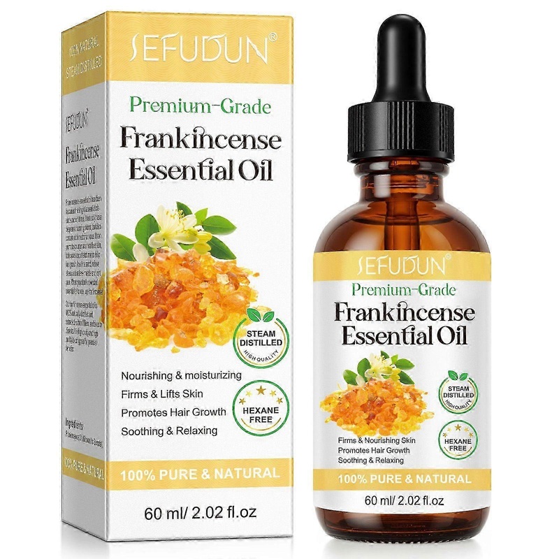 2025 Frankincense Essential Oil, Frankincense Oil, Premium Grade Essential Oils for Face, Diffusers, Aromatherapy, Massage, Hair Care, Skin, Bath and