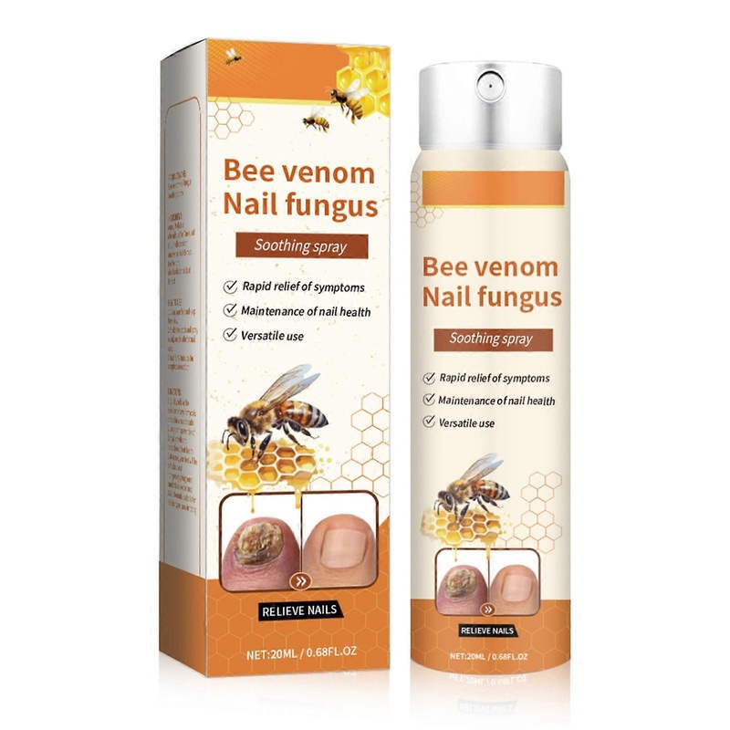 20ml Bee-Venom Nailfungus Soothing Spray Advanced Nail Repair Spray Toenail Treatments for Damage Nails