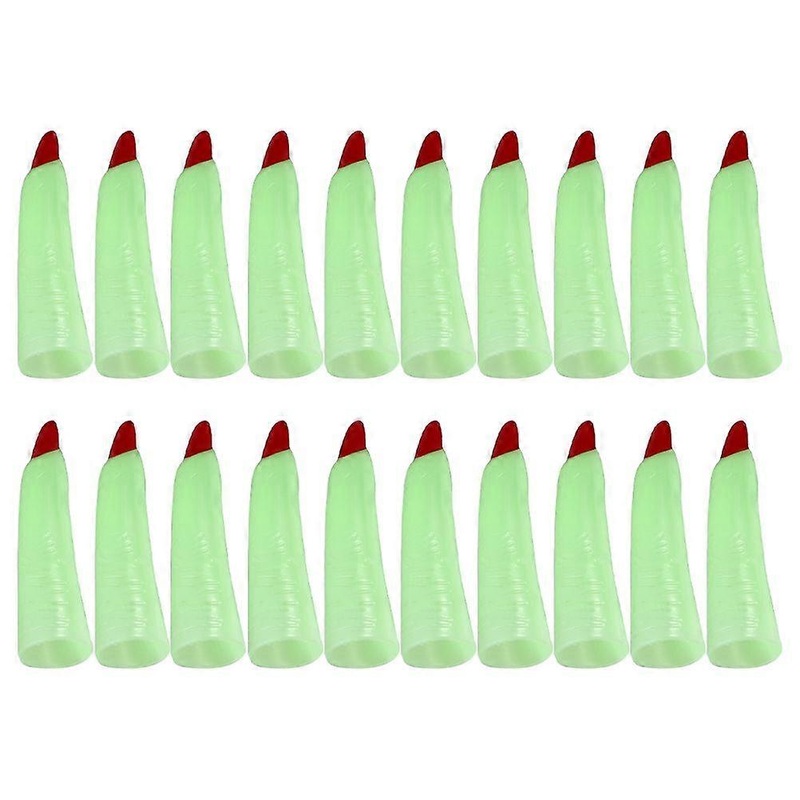 20Pcs Fake Fingers Nail Cover Halloween Spooky Scary Nails for Cosplay