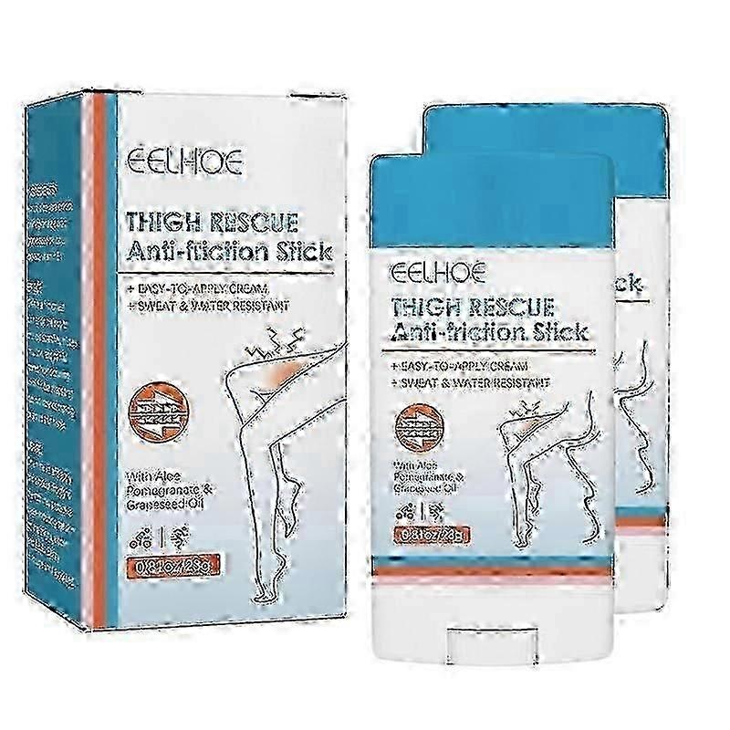 2pcs Anti Chafe Balm, Glide Anti Chafing Stick, Thigh Rescue Anti-friction Stick Cream Protection For Lower Arm, Heel, Thigh 2025