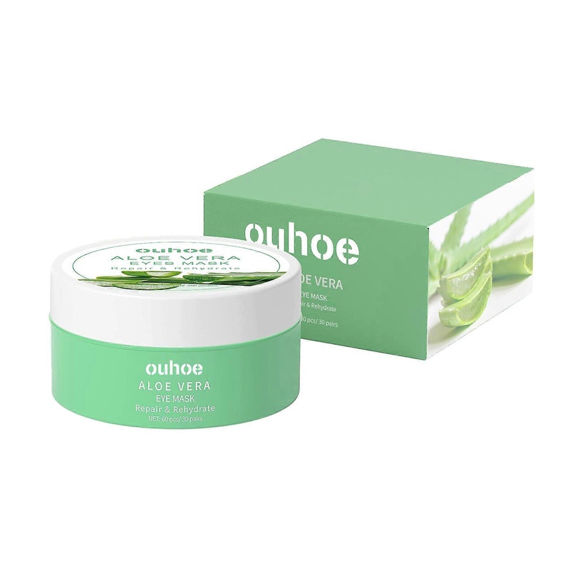 30 Pairs of Aloe Vera Eye Masks: Eye care, lightening dark circles.