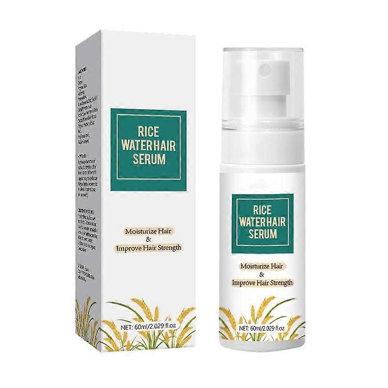 60ml rice water hair care essence: nourishes hair, makes it smooth and shiny.