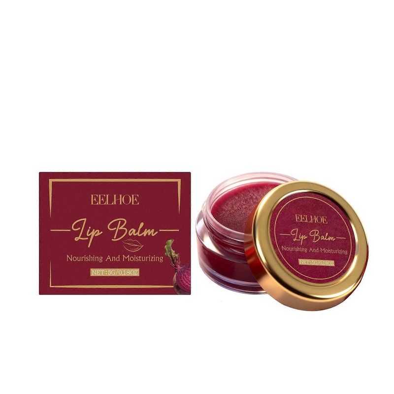 Beetroot Lip Balm - For Dry & Chapped Lips Lip - Protection & Nourishment - Lip Hydrating Balm - Moistruzing Tinted Lip Balm - Organic Ingredients