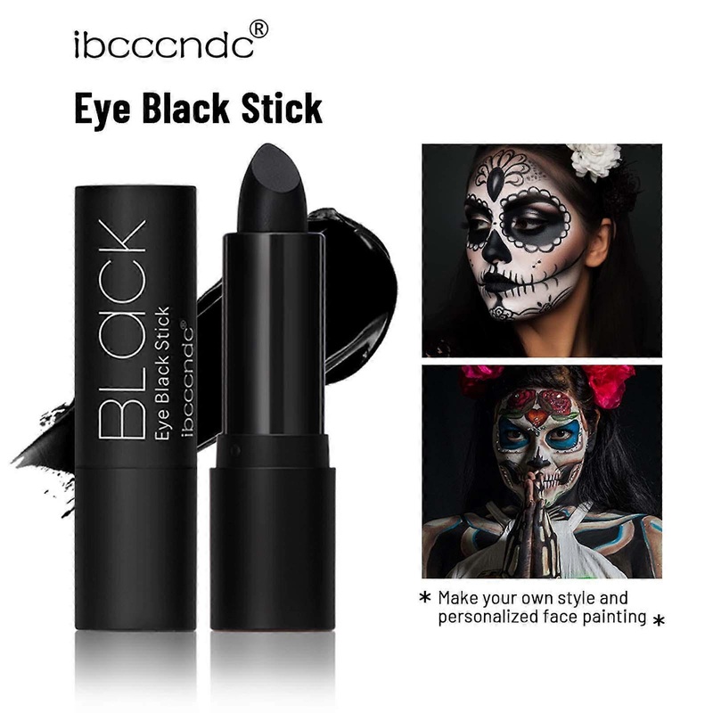 Black Lipstick Lipstick Eye Black Stick Halloween Facial Black Paint