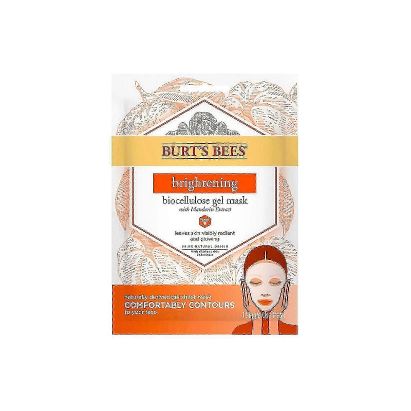 Burt's Bees Brightening Biocellulose Gel Mask, 1 Ea