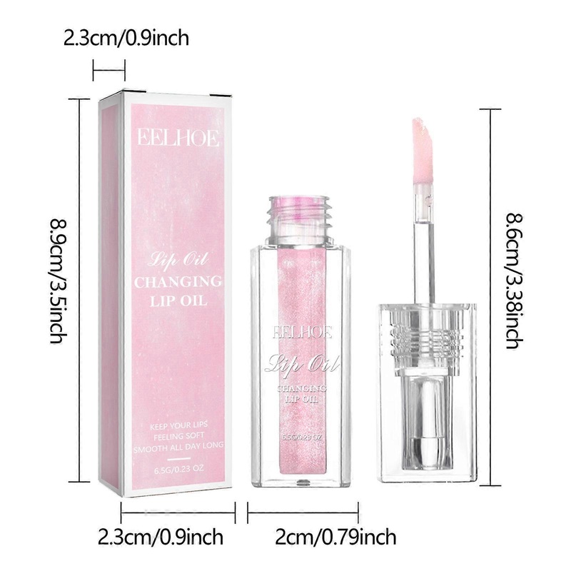 Color-changing lip oil: lip balm that plumps lips, reduces lip lines and moisturizes.