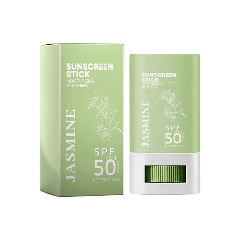 Jasmine Light Green Protection Natural Zn Own 50 Sunscreen 20g Facial Sunscreen Stick