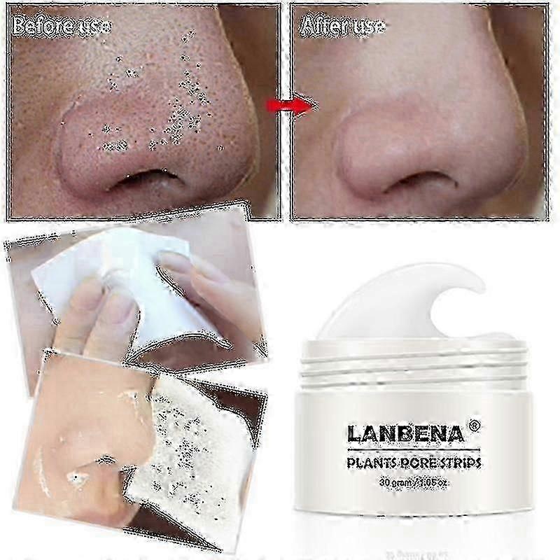 Lanbena Blackhead Removing Mud Mask - Deep Cleansing Pore Acne Treatment - 60pcs Makeup Included b Db 2025