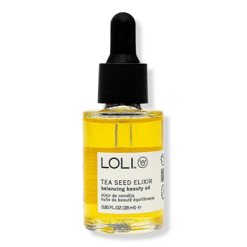 Loli Beauty Tea Seed Elixir Organic Balancing Face Oil, 0.95 Oz