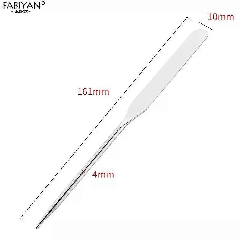 Spatula Stick Stainless Steel Nail Art Stirring Rod Cream Foundation Mixing Tool Makeup Accessories
