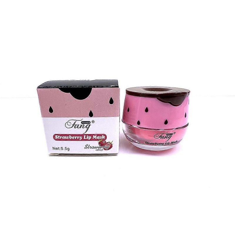 Strawberry Propolis Moisturizing Lip Mask Moisturizing And Improving Lip Lines Dead Skin Removing Lipstick 5.5g