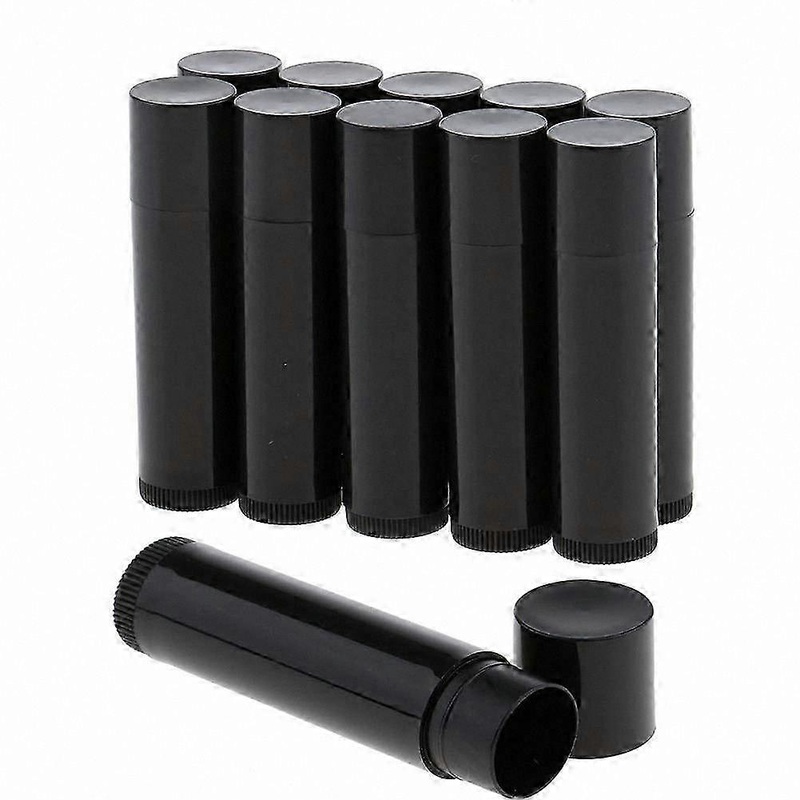 50 Pack Empty Lip Balm Tubes with Caps for DIY Projects Plastic Containers for Lip Care Products