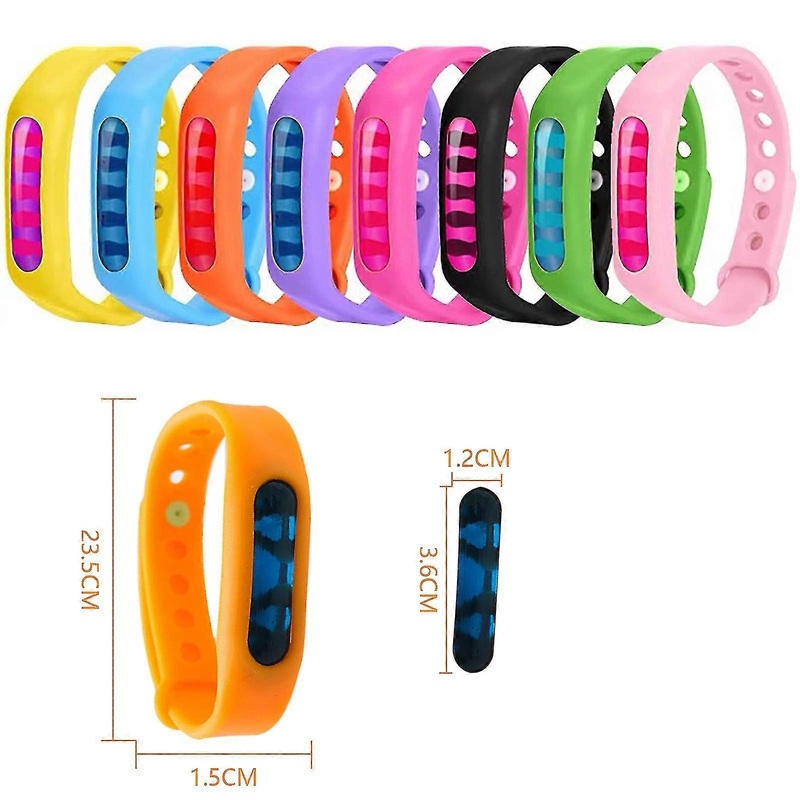 8 Pcs Band For Mosquito Tick Repelling On The Hand