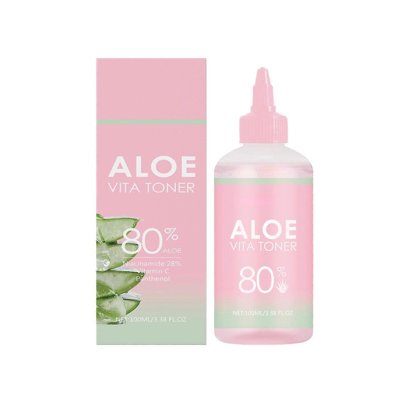 Aloe Vita Toner And Soothes Redness Smoothens And Controls Excess Sebum 80% Water Hydrating Non Sticky Clean & Vegan Korean Skin Care 100ml