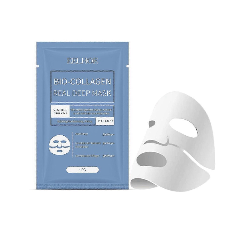 Bio-Collagen Real Deep Mask Hydrating Overnight Hydrogel Mask for Pore Minimizing