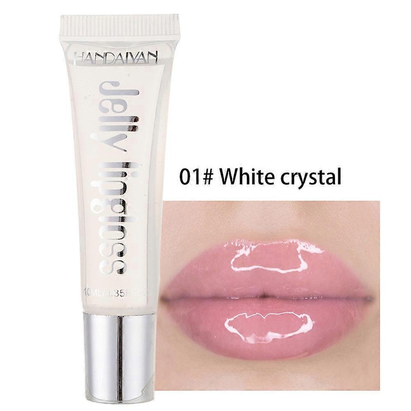 Lasting Water-proof Jelly Lippies Lip Gloss Gel Moisturizing Makeup Clear,10ml