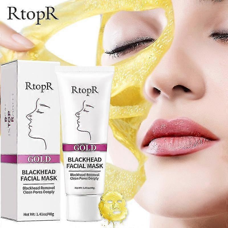 Mja Rtopr Gold Mask Tear-off Blackhead Mask Shrink Pore Moisturizing Facial Treatment 40g