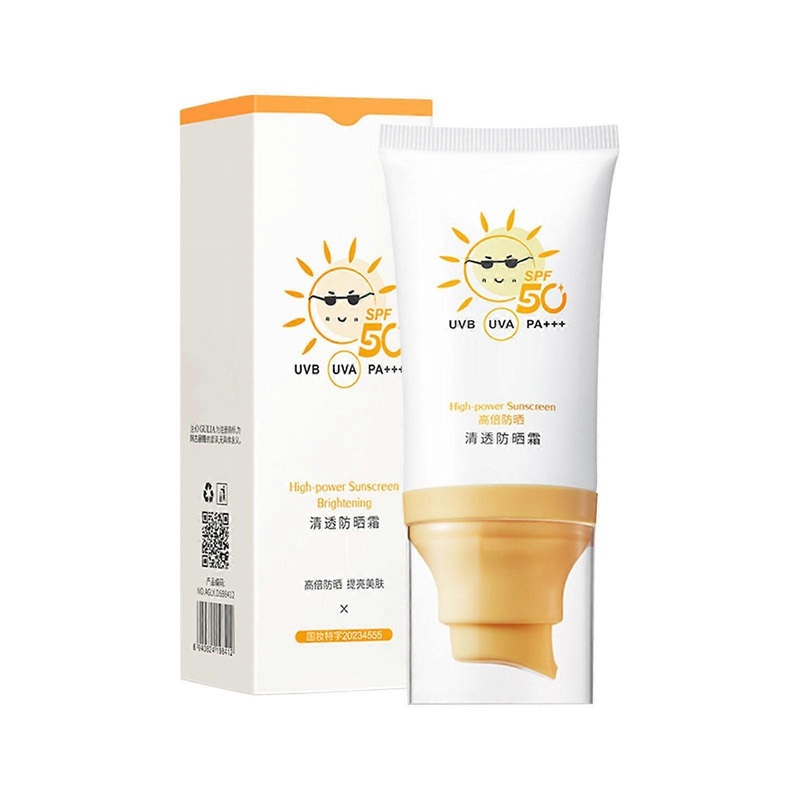 SPF50+ Clear Sunscreen Cream 40g - Absorption Titanium Dioxide Formul A OilFree And Transparent Finish