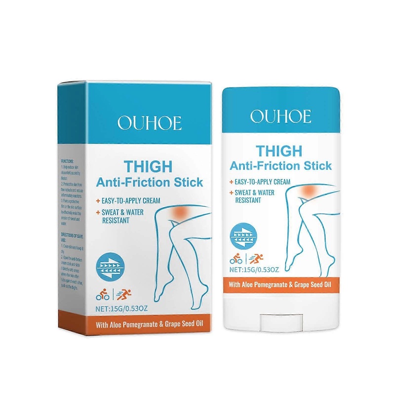 Thigh Friction Stick: A protective cream for leg friction that protects against sweat.