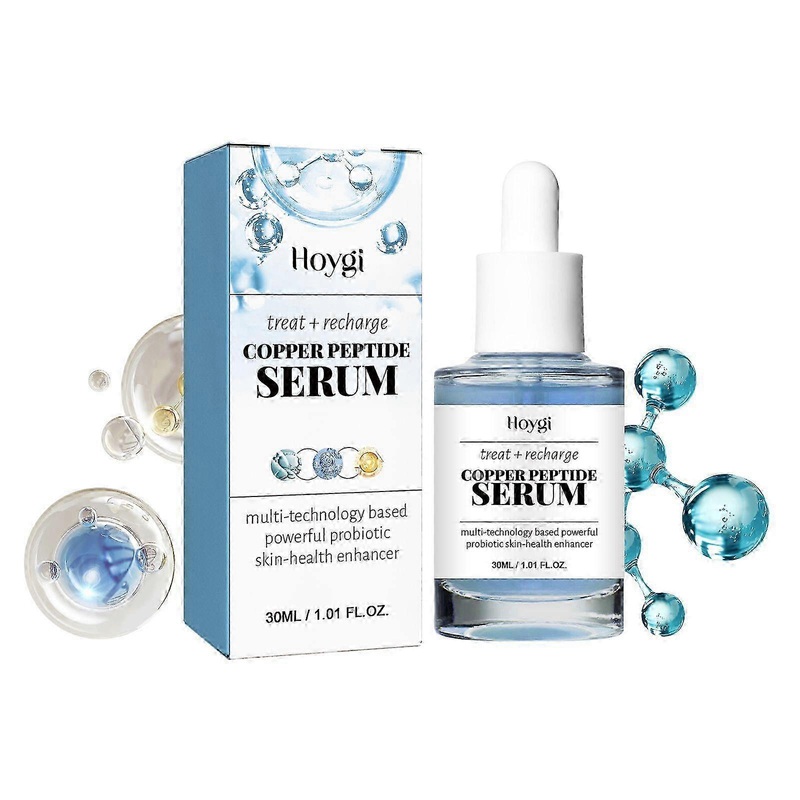 1-3X Revitalizing Copper Peptides Serum for Anti-Aging, Pore Tightening & Skin Brightening Hydrating, Firming & Dull Skin Repair Essence