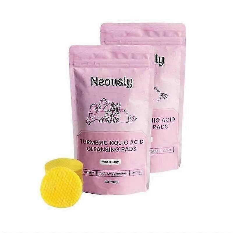 40/80 Pads Face Cleaning Pads Neously Kojic Pads Deep Turmeric