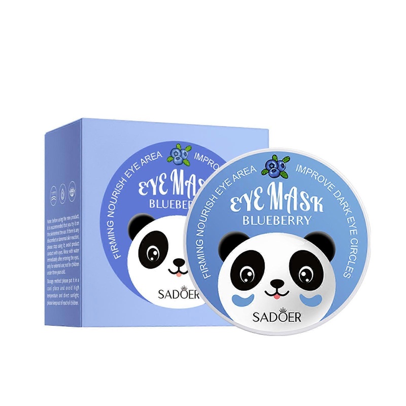 80ml Blueberry Essence Eye Mask: Firms the eye area, soothes and moisturizes, and fades dark circles.
