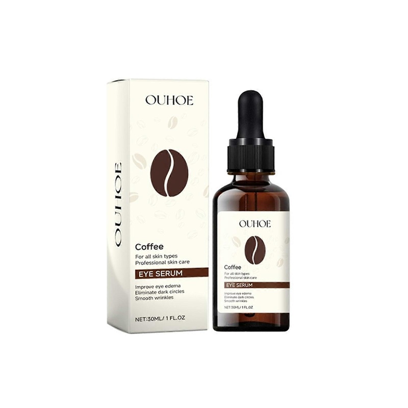 Caffeine Hyaluronic Under Eye Serum Under Eye Cream For Reduce Dark Circles Under Eye Puffiness Aging Wrinkles Eye Bags And Fine Lines Dark 30ML