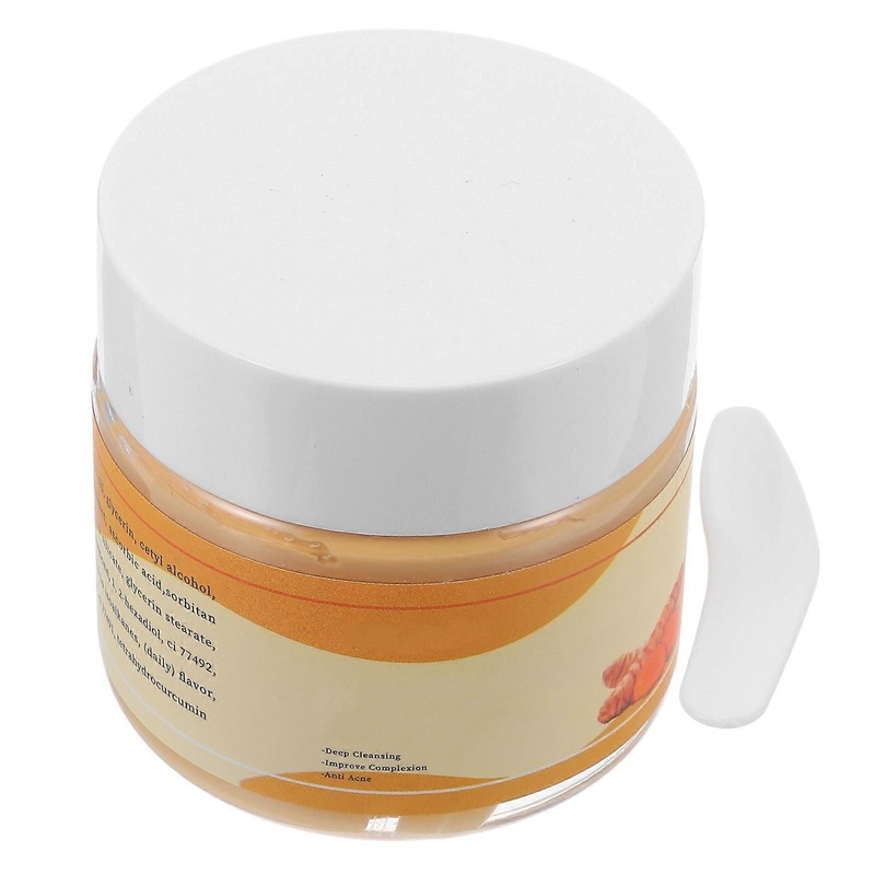 Clay Mask For Skin Care Routine Moisturizing Facial Mask 1Pcs Yellow PET