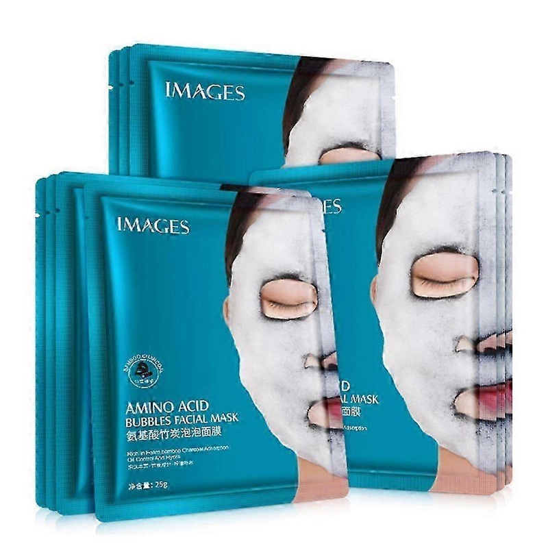 Oxygen Bubble Mask Set: Black Sea Salt Formula for Deep Cleansing and Pore Minimising