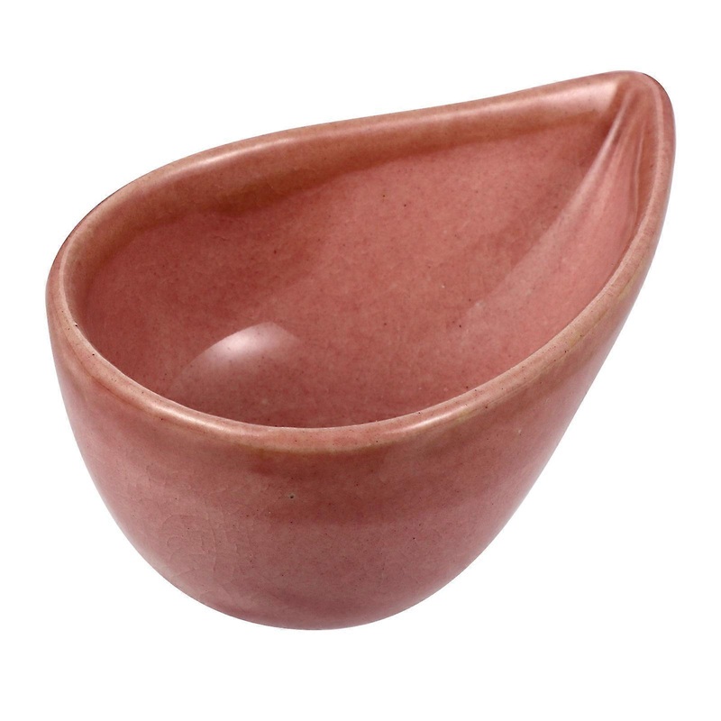 Small Ceramic Dish Facial Mask Mixing Bowl For Beauty Salon 8.5X5.5cm Drop-shaped 1Pack