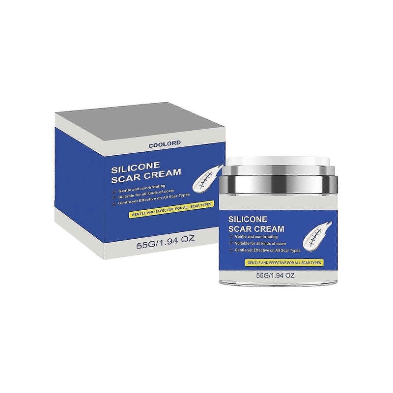 1-3X Advanced Silicone Scar Gel for Face & Body Silicone Scar Cream for Old & New Scars, Reduces Appearance of Scars from Acne, Surgery, Burn,Injuries