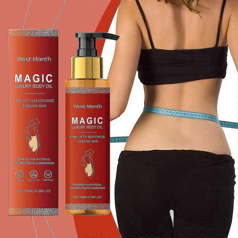 100ml Magic Body Oil for Firming and Hydrating Sagging Skin on UK Bodies - Full Body Treatment