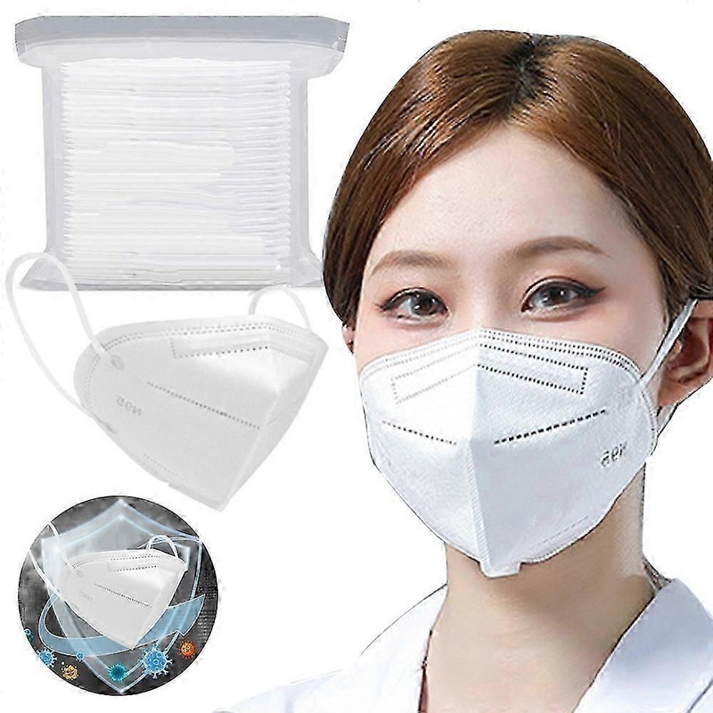 50 Pcs 4-Ply Kn95 Face Mask Safety Facemasks Breathable Adult Protective Facial Masks Medical Masks