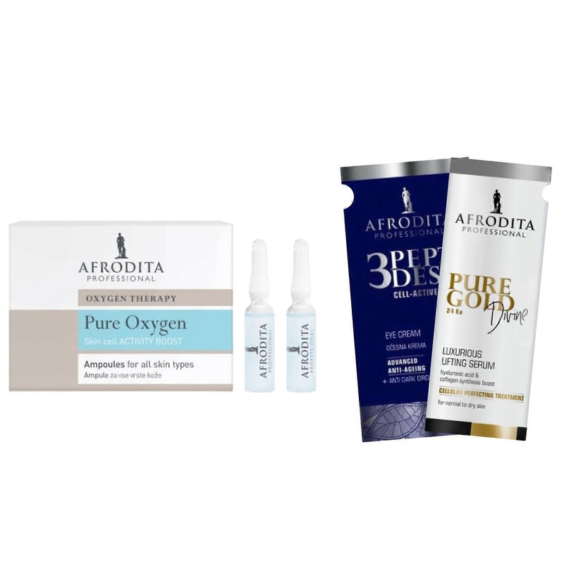 Afrodita Pure Oxygen Revitalizing Ampoules + 2 Samples