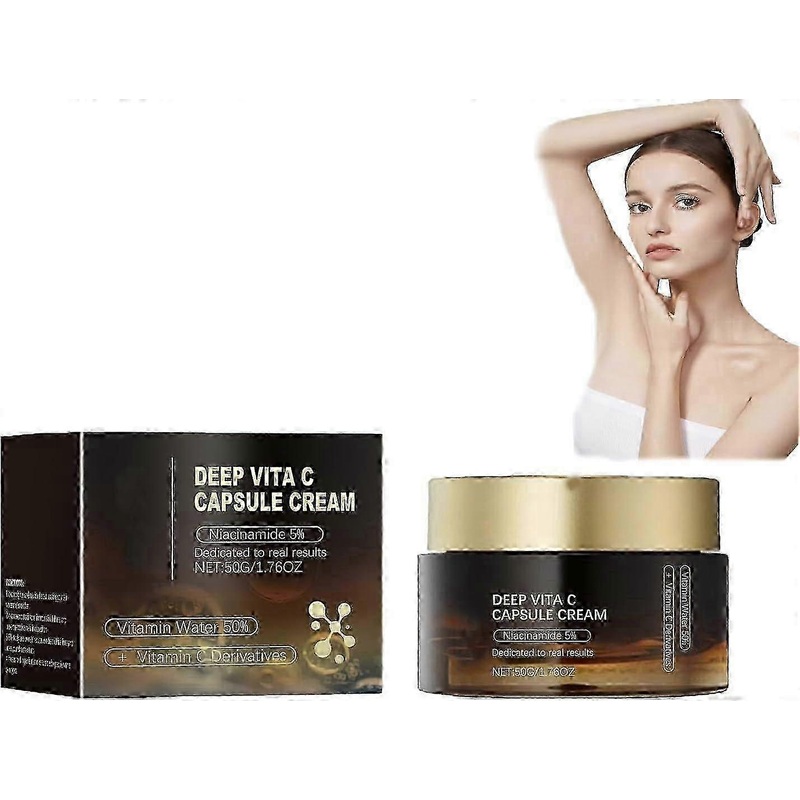 Deep Vita C Cream, Moisturizing Anti-Wrinkle Vitamin C Lotion For Instant Glow
