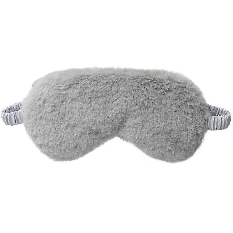 Rabbit Sleeping Mask Plush Night Mask Silk Blackout Eye Mask for