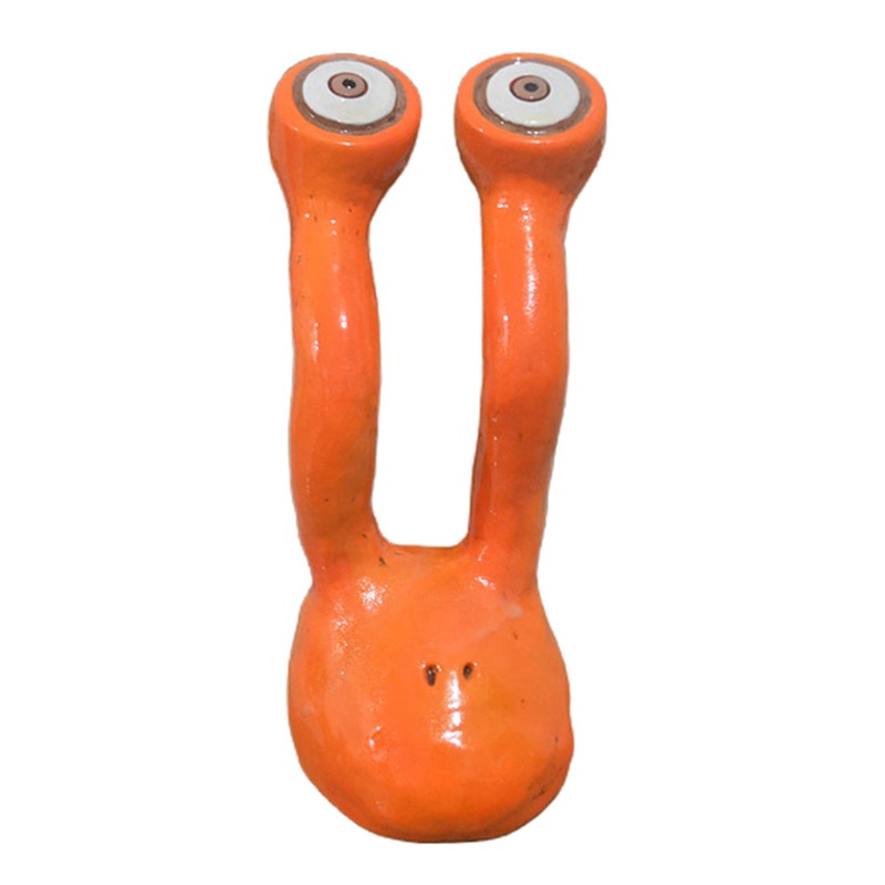 Snail Tentacles Statue Handmade Resin Cartoon Garden Spy Ornament Creative Plants Planter Decor for Grass