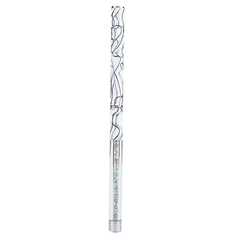 UV Gel Nail Art Brush for Carving Painting Drawing Detachable Handle Flat Brush Head