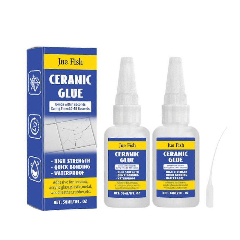 1-6pcs Ceramic Glue For Porcelain And Pottery Repair Instant Strong Adhesive Glue 30ml