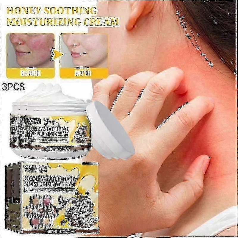 1pc Eelhoe Honey Soothing Moisturizing Cream Moisturizing Moisturizing Cream Soothes And Repairs Sensitive Skin Anti-drying